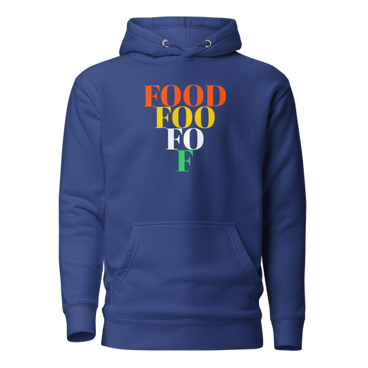 “Food Pyramid” Unisex Relaxed Hoodie